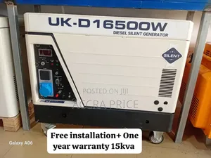 UK-D 15KVA/15KW Always-Ready Diesel Generator – 5-Year Warranty, UK Made