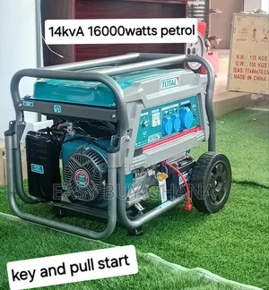 Amazing 14kva Total Petrol Generator 16000w Key Start 14kva