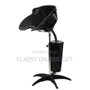 Portable Salon Shampoo Sink with Bucket – Mobile Hair Washing Basin for Salons