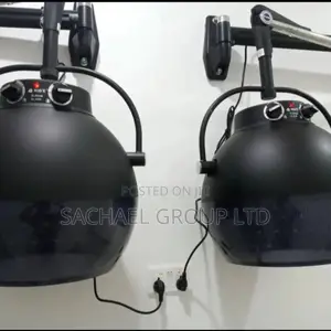 Black Wall Wall Mounted Hairdryer