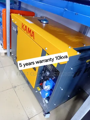 Reliable Power 10kva Silent Diesel Generator | Brand New | 100% Copper Engine | Silent Operation | Key Start | 1-Year Warranty