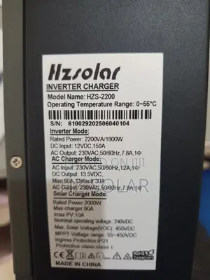 Solar Inverter | Brand New | 100% Copper Engine | Silent Operation | Key Start | 1-Year Warranty