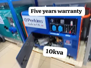 Ruggedpower 10kva 13000watt Diesel Perkins Generator | Brand New | 100% Copper Engine | Silent Operation | Key Start | 1-Year Warranty