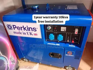 Panel Bravo Sphere Perkins Diesel 10kva 13000watts Diesel | Brand New | 100% Copper Engine | Silent Operation | Key Start | 1-Year Warranty