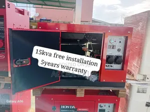 Genx Solution 15kva 16500wats Honda Diesel Generato | Brand New | 100% Copper Engine | Silent Operation | Key Start | 1-Year Warranty