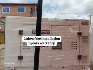 Power Sphere Perkins 20kva Diesel Generator 20kva Perkins | Perkins / Honda / Kama Engine | Silent Canopy | 100% Copper Alternator | Key & Auto Start | 1–5 Year Warranty