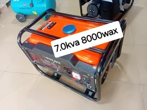 Ecoolmax 8000wax 7.0hp Pull Start Generator | Ecoolmax Japan Engine | 100% Copper Alternator | Silent Inverter Type | Key & Pull Start | Warranty