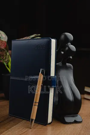 2026 Diary Planner – Diary, Notebook & Planner – 2026, Leather Cover, A5/A6