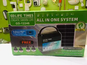 Gdlife Time All in One System ( GD-12240 ) | LiFePO4 / Lithium-Ion | Deep Cycle | Solar & UPS Compatible | High Cycle Life | BMS Protected