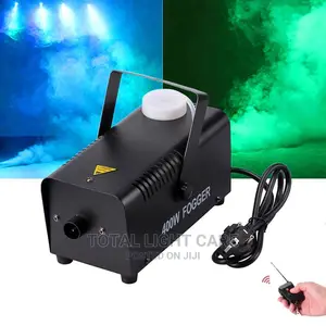 400w Fog Smoke Machine | DMX Compatible | Wired & Wireless Remote | RGB LED Lights | 2000–20000 CFM Output | Stage & Event Grade