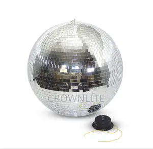 Mirror Ball 40 Cm | Mirrored Tiles | Rotating Motor Included | RGBW Spotlight Compatible | 30–60cm | Events Grade