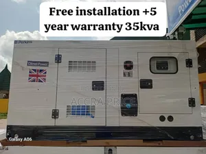 Premier 35kva 30kw Perkins Generator Capacity Diesel Powered