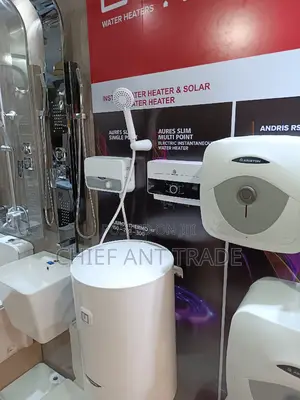 Water Heater. 50 Liter. Ariston | Electric Instant / Storage | 15L–100L Options | Energy-Efficient | Safety Cut-Off | Ariston / SYR / TUK