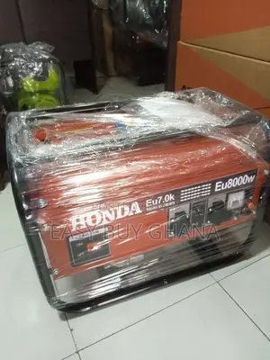 Powerful Honda 7.0kva Generator Honda+Free Eco Generator | Honda / Japan Engine | 100% Copper Alternator | Key & Pull Start | Silent Operation | 1-Year Warranty