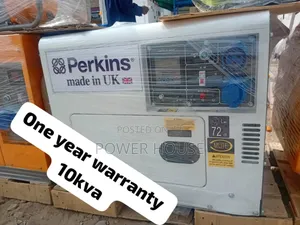 Special Offer 10kva 13000w Perkins Diesel Generator Silent | Brand New | 100% Copper Engine | Silent Operation | Key Start | 1-Year Warranty