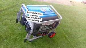 Standby Generator System Ecoolmax 7.5kva 8500watt Petrol | Ecoolmax Japan Engine | 100% Copper Alternator | Silent Inverter Type | Key & Pull Start | Warranty