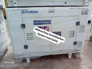Energy Master 20kva Diesel Generator 20kva Perkins | Perkins / Honda / Kama Engine | Silent Canopy | 100% Copper Alternator | Key & Auto Start | 1–5 Year Warranty