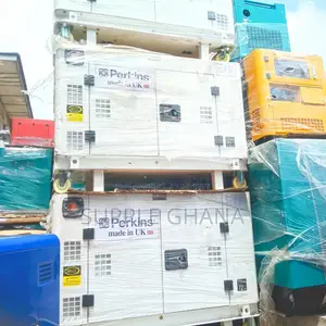 White 20kva Perkins Diesel 22000watt Generator Good Proper | Perkins / Honda / Kama Engine | Silent Canopy | 100% Copper Alternator | Key & Auto Start | 1–5 Year Warranty