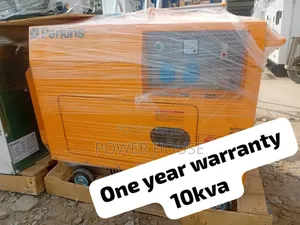 Low Cost Perkins 10kva Silent Diesel Generator Uk Standard | Perkins / Honda / Kama Engine | Silent Canopy | 100% Copper Alternator | Key & Auto Start | 1–5 Year Warranty