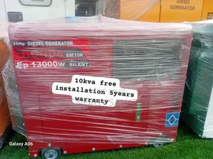 Un Plugged Yet Powered Honda 10kva Diesel Generator | Honda / Japan Engine | 100% Copper Alternator | Key & Pull Start | Silent Operation | 1-Year Warranty