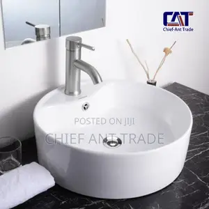 Pedicure / Countertop Basin 355 Big | Ceramic / Marble / Stone Resin | Wall-Hung & Floor-Standing | With Mirror & Cabinet Options Available