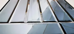 Abolos Reflections 3"X6" Glass Mirror Tile,Silver, Set of 88