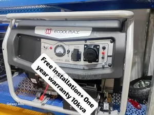 Energydrive 10kva Ecoolmax Petrol Generator Petrol Engine | Ecoolmax Japan Engine | 100% Copper Alternator | Silent Inverter Type | Key & Pull Start | Warranty