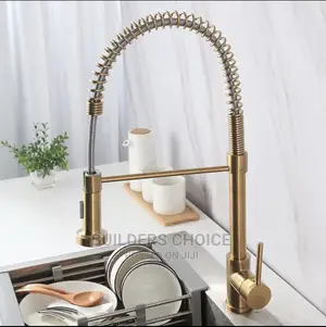 Anti Rust All Gold _Spray Sink Tap | Stainless Steel / Brass | Hot & Cold | Single & Double Handle | Ceramic Disc Cartridge | Anti-Drip