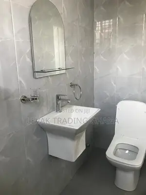 Wash Sink + Toilet Seat Watercloset + Mirror | Ceramic Glaze | P & S Trap Options | Dual Flush / Press Top | UK / Italian Standard | 10+ Year Durability