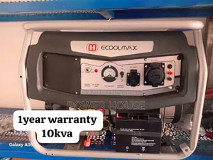 Ecoolmax 10KVA Tycoon Vantadock Petrol Generator – 5-Year Warranty