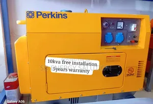 Power Code With Perkins 10kva 13000watts Diesel Generator | Perkins / Honda / Kama Engine | Silent Canopy | 100% Copper Alternator | Key & Auto Start | 1–5 Year Warranty
