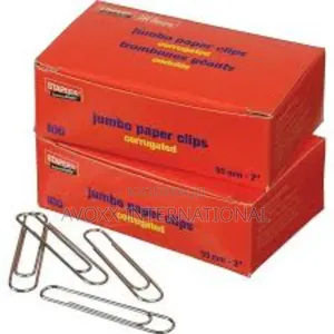 Staples Jumbo Paper Clips - Silver - 1,000 Pack
