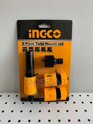 5 Piece Twist Nozzle Set - Hhcs05122 | Anti-Kink PVC / Rubber | 15m–100m Lengths | High-Pressure Rated | Garden, Farm & Industrial Use