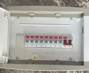 8 Way Single Phase Distribution Board | MCB Protected | Single / Three Phase | DIN Rail | IP40 | Residential & Commercial Grade