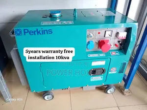 Pulsebeat Perkins Diesel Generator 13000watts | Brand New | 100% Copper Engine | Silent Operation | Key Start | 1-Year Warranty