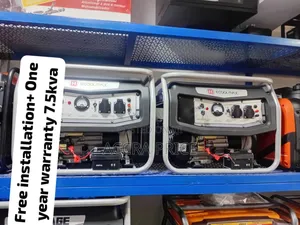 Power Wizard 7.5kva Ecoolmax Petrol Generator 8500watts | Ecoolmax Japan Engine | 100% Copper Alternator | Silent Inverter Type | Key & Pull Start | Warranty