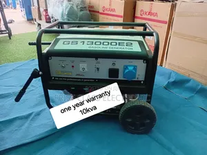 Reliable Power Supply Unit 10kva Petrol Generator | Brand New | 100% Copper Engine | Silent Operation | Key Start | 1-Year Warranty