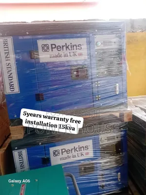 Crystal Forge Perkins 15kva Generator 15kva 16500watts | Perkins / Honda / Kama Engine | Silent Canopy | 100% Copper Alternator | Key & Auto Start | 1–5 Year Warranty