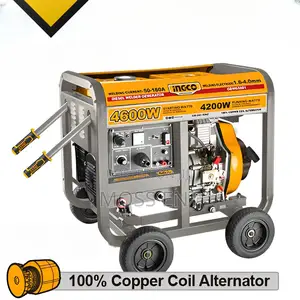 Diesel Generator Welding Machine 4.6kw - Gdw65001 | Brand New | 100% Copper Engine | Silent Operation | Key Start | 1-Year Warranty