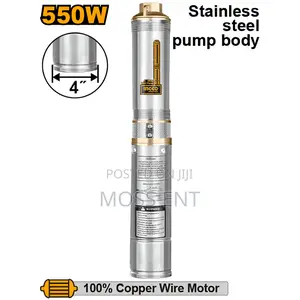 Ingco Deep Well Pump 0.75hp - Dwp5501 | Stainless Steel Body | 4" Slim Line | 30–150m Head | 30/50m Cable Included | Italian/German Technology