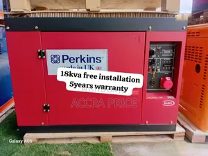 Smooth Power Solution Perkins 18kva Diesel Generator 18kva | Perkins Engine | 100% Copper Alternator | Silent Canopy | Key/Auto Start | ATS Compatible | Commercial Grade