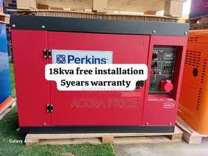 Discover Energy Perkins 18kva Diesel Generator 18kva Diesel | Perkins Engine | 100% Copper Alternator | Silent Canopy | Key/Auto Start | ATS Compatible | Commercial Grade
