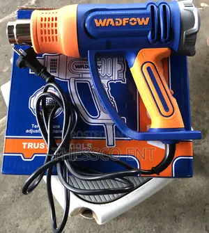 Wadfow Heat Gun | Heat Gun | 2000W / 20V Cordless | Dual-Stage 380°C–600°C | Variable Airflow | Paint Stripping & Shrink Wrap
