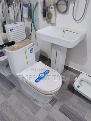 Toilet Seat WC With Basin. T9318