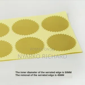 Seal Stickers Gold – Thermal Label Stickers, Barcode Labels & A4 Sticker Paper