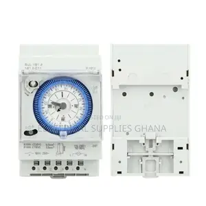 Mechanical Timer, Waterproof Programmable 24 Hour Time Switc | Industrial Grade | DIN Rail Mount | Adjustable | Panel / Automation Control Grade