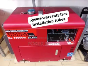 Aether Engine Honda 10kva 13000watts Diesel | Honda / Japan Engine | 100% Copper Alternator | Key & Pull Start | Silent Operation | 1-Year Warranty