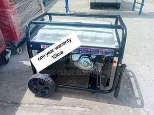 10kva Petrol Generator With 13000watts | Brand New | 100% Copper Engine | Silent Operation | Key Start | 1-Year Warranty