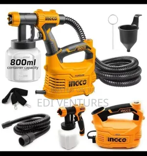 Ingco HVLP 550W Spray Gun (Spg5008) Plastic Tank