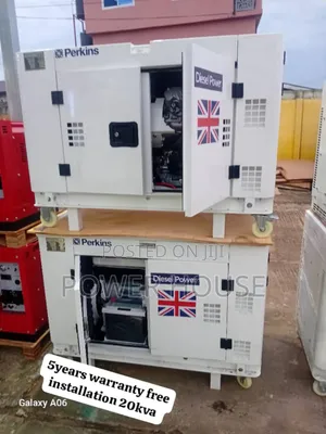 Voltara 20kva Perkins Diesel Generator 20kva | Perkins / Honda / Kama Engine | Silent Canopy | 100% Copper Alternator | Key & Auto Start | 1–5 Year Warranty